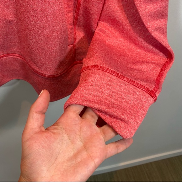 NEW North Face Men's Basin Pullover Hoodie Size M Fiery Red Colour - Picture 5 of 9